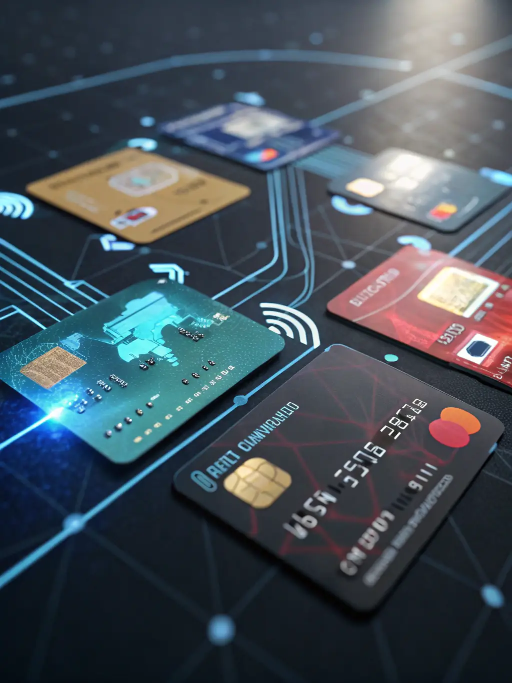 A visual representation of flexible payment options, such as various credit cards and payment methods, illustrating accessibility.