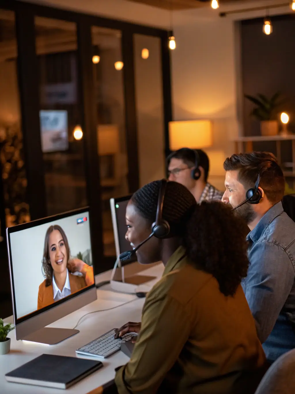 A dedicated support team assisting a client with their recovery process, showcasing the human element of the service.